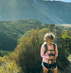 Adventure hiking mount cook national park