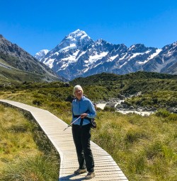 Boardwalk and Mount Cook