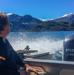 Boat Tour on Lake Wanaka, Otago New Zealand