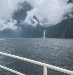 Boat Tour at Milford Sound, Fiordland National Park Southland New Zealand