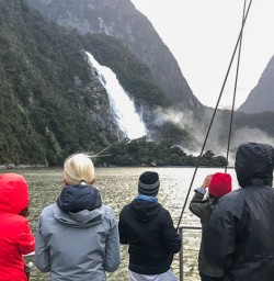 Bowen Falls, Milford Sound, Fiordland National Park Southland New Zealand