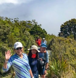 Climbing up Key Summit