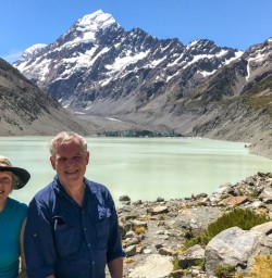 Hooker Lake, Aoraki Mount Cook, Canterbury New Zealand