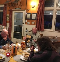 Dinner at Kinloch, Otago New Zealand