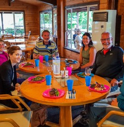 Dinner at Te Anau, Fiordland New Zealand