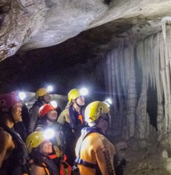 Exploring Nile River Caves, West Coast New Zealand