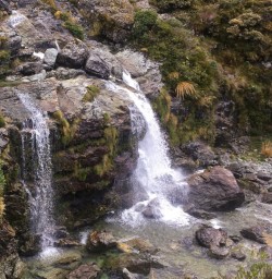 Falls at Routeburn Track, Otago New Zealand