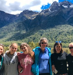 Group at Mirror Lakes Fiordland
