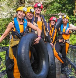 Rafting at Nile River Caves, West Coast New Zealand