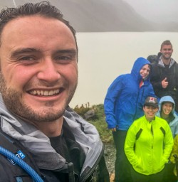 Selfie at Hooker Lake, Canterbury New Zealand