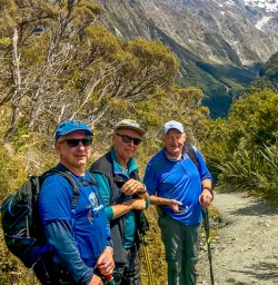 Group at Key Summit Lookout Trail, Fiordland New Zealand