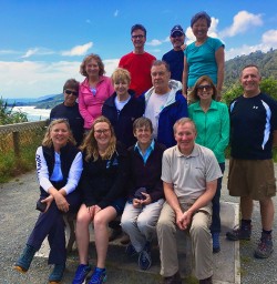 A group shot at Meybille Bay