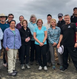 Group at Meybille Bay, West Coast New zealand