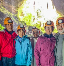 Group at Nile River Caves, West Coast New Zealand