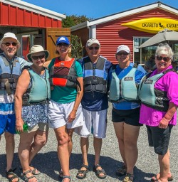 Group at Okarito Lagoon, West Coast New Zealand
