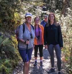 Group at Routeburn Track, Otago New Zealand