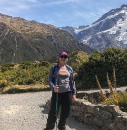 Guest at Hooker Valley, Canterbury New Zealand