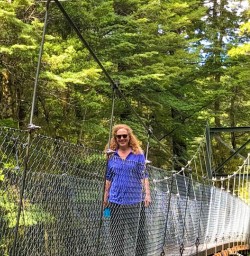 Guest on Kepler Track swing bridge