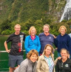 Guests with Bowen Falls
