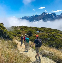 Hiking Key Summit Routebrun track