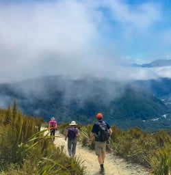 Hiking Routeburn track