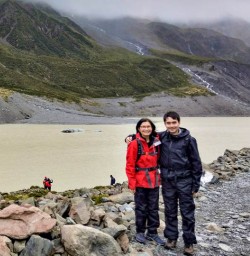 Hooker Glacier lake