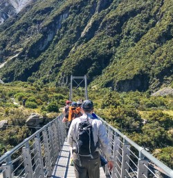 Hooker Valley swing bridge