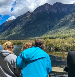 Mirror lakes Fiordland National Park