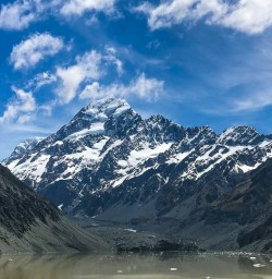 Mount Cook and Hooker Lake