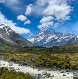 Mount Cook from Hooker Valley
