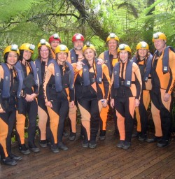 caving group at nile river new zealand