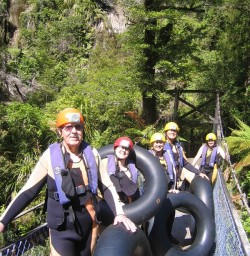 Rafting at Nile River Glowworm Caves