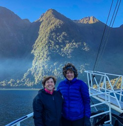 Pair of guests in Milford Sound