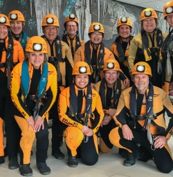 Rafting group at Nile river, West Coast New Zealand