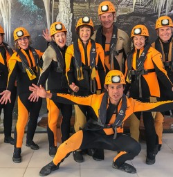 Rafting group at Nile river, West Coast New Zealand