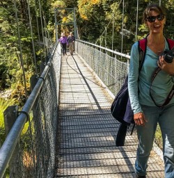 Routeburn Track Bridge, Otago New Zealand