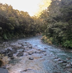 Routeburn track river, Otago New Zealand