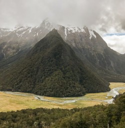 Routeburn Track valley, Otago New Zealand