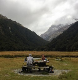 Routeburn track valley, Otago New Zealand