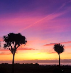 Sunset in Punakaiki