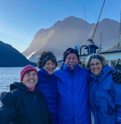 Sunsetting on Milford Sound