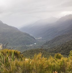 Key Summit Trail Valley, Fiordland New Zealand