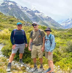2. Hooker Valley three guests greenery