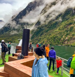 2. Group on the boat Milford Cruise