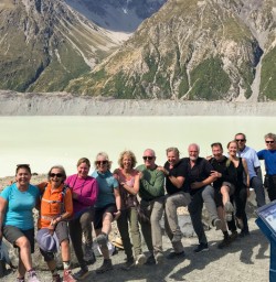 2. Group photo at Tasman Lake two