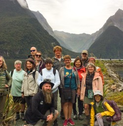 2. Group picture at Milford Sound