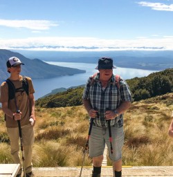 2. Guests and guide Luxmore Hut