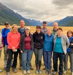 2. Guide Georgia and group at Eglinton Valley