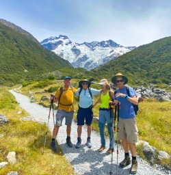 2. Happy guests with great views Mt Cook National Park