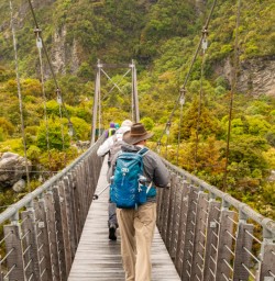 2. Hooker Valley swing bridge crossing
